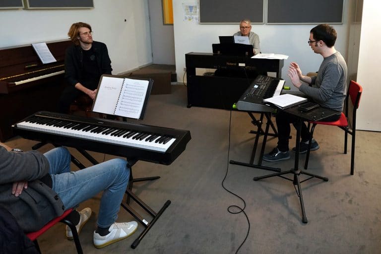 Groepsles piano Studio MusicalMente